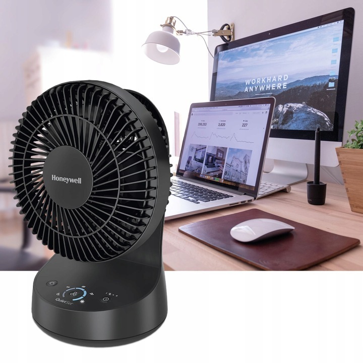 Honeywell HTF337BE4 QuietSet 5 - Tischventilator in voller Pracht